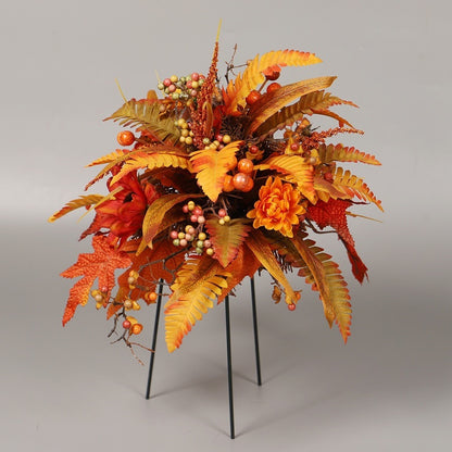 💥Hot Sale 49% off 🍂 Autumn Harvest Floral Garden Stake Arrangement