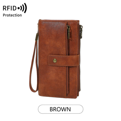 🛡️ Women's RFID Blocking Trifold Wallet-Keep your cards safe