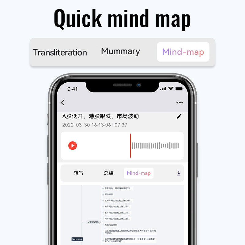 🎙 AI Smart Magnetic Bluetooth Voice Recorder | Real-Time Transcription & 60-Language Translation