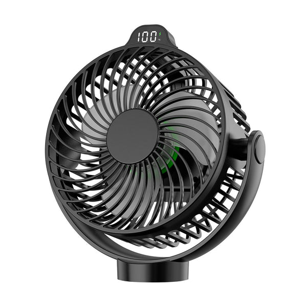 🧲 Multi-Function Magnetic Rechargeable Mini Fan with Night Light & Remote Control