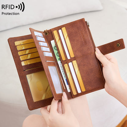 🛡️ Women's RFID Blocking Trifold Wallet-Keep your cards safe