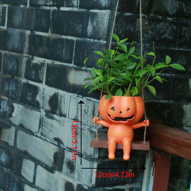🎃Swing Pumpkin Hanging Planter Pot