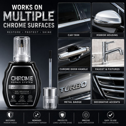 Professional Chrome Repair Pen| Professional Metal Chrome Touch-Up Liquid