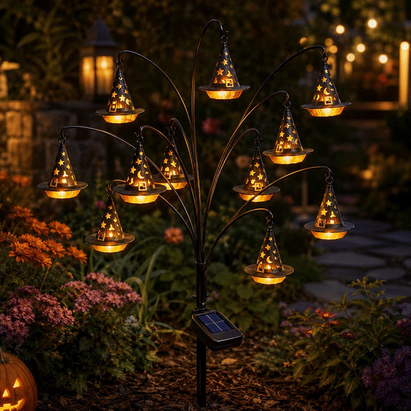🎃Halloween Solar Tree Stump Light