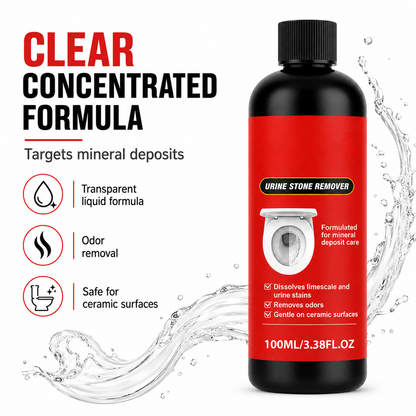 ✨🧪 Powerful Toilet Cleaner | Effortlessly removes years of urine stains and limescale—no strenuous scrubbing required.