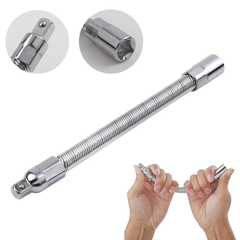 💫3-piece set Flexible Spring‑Steel Socket Extension Rod Set