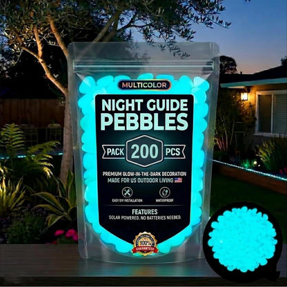 🌈Colorful Glow-in-the-Dark Garden Stones