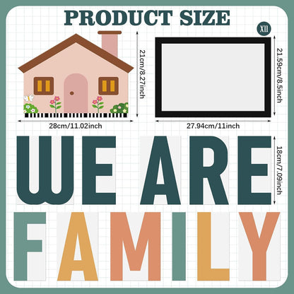 🏫 Our Class Family Bulletin Board Decor | Student Photo Frame Cutout Set