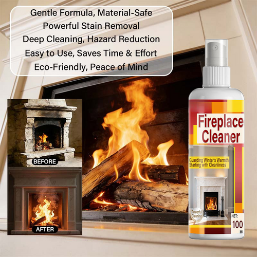 🔥Fast-Acting and Convenient Fireplace Cleaner