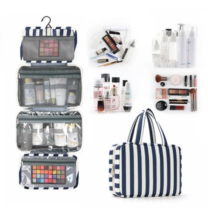 🎀 Hanging Travel Toiletry Bag | Multi-Compartment Waterproof Makeup Organizer
