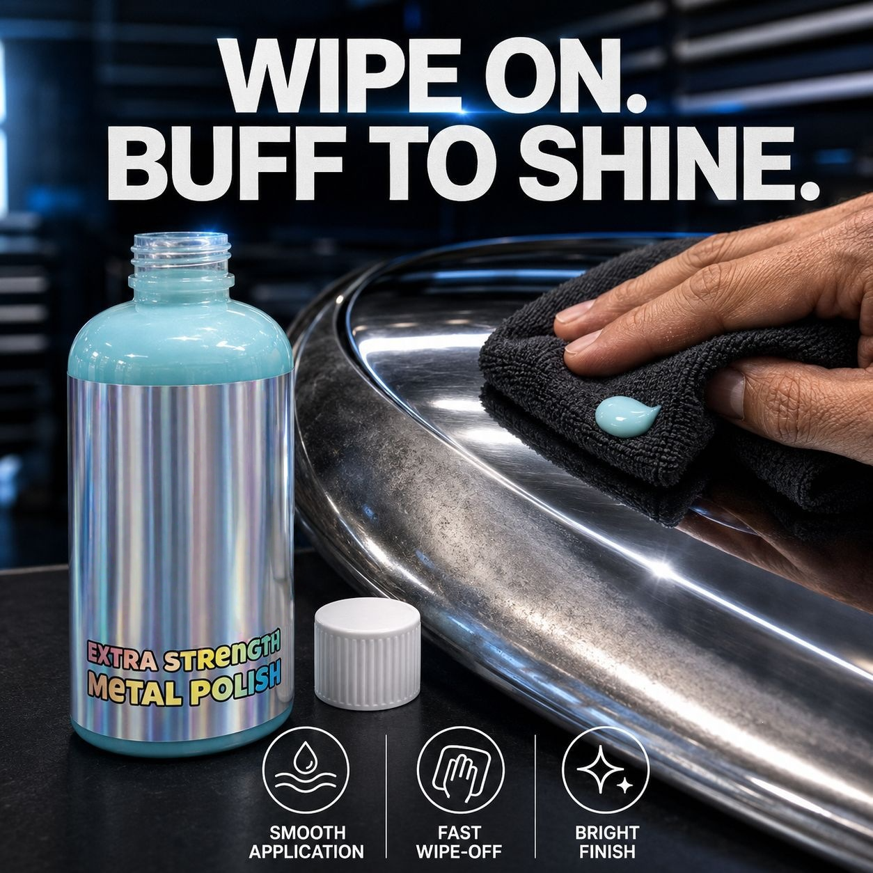 🌟Extra Strength Metal Polish | Heavy-Duty Multi-Metal Restorer