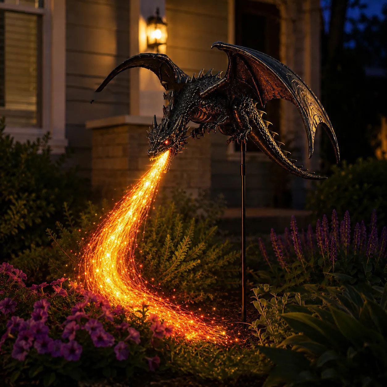 🐉🔥Solar Dragon Fire Garden Light——Fantasy Outdoor Yard Decoration