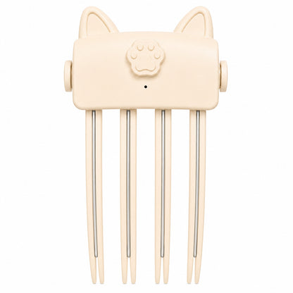 🐱 Cute Cat‑Ear Root Volume Heating Comb