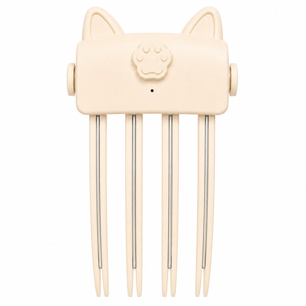 🐱 Cute Cat‑Ear Root Volume Heating Comb