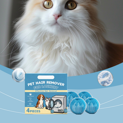 🐶🐱 Reusable Pet Hair Removal Laundry Balls-8 Pieces