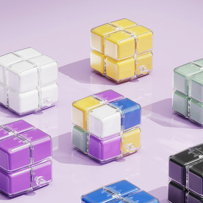 💊8-Compartment Rotating Cube Pill Organizer