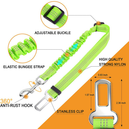 Adjustable Elastic Dog Car Seat Belt