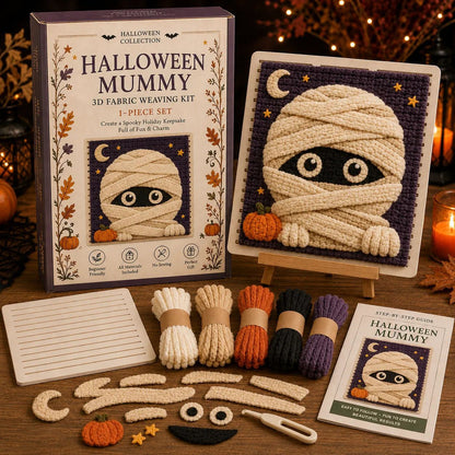🎃 Halloween Fabric Weaving Kit