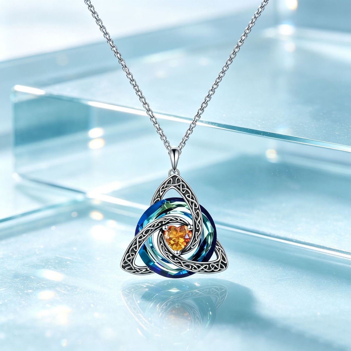 🛡️ Celtic Birthstone Shield: Wear Your Protection & Story ✨