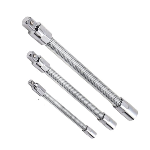 💫3-piece set Flexible Spring‑Steel Socket Extension Rod Set