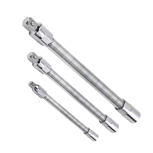 💫3-piece set Flexible Spring‑Steel Socket Extension Rod Set