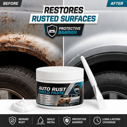 🚗🛡️Car Metal Rust Repair Paste（2PCS）‑ Auto Rust Shield Anti‑Corrosion Restoration Cream, Long‑Lasting Protective Barrier for Car Metal Surfaces
