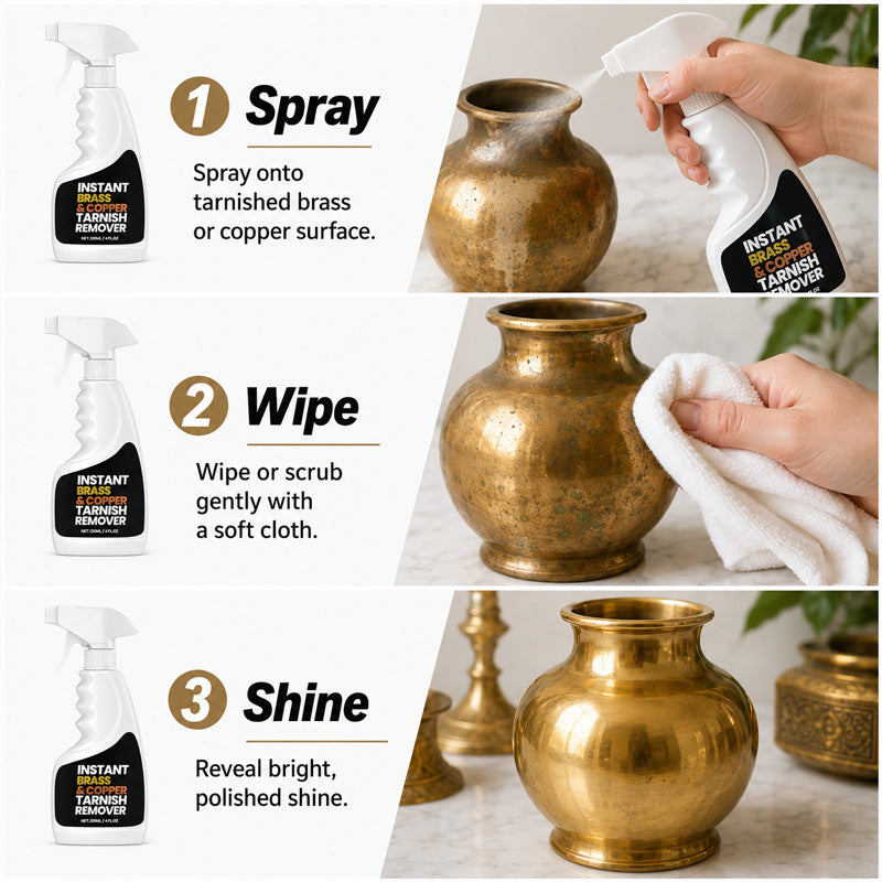 ✨Instant Brass & Copper Tarnish Remover Spray