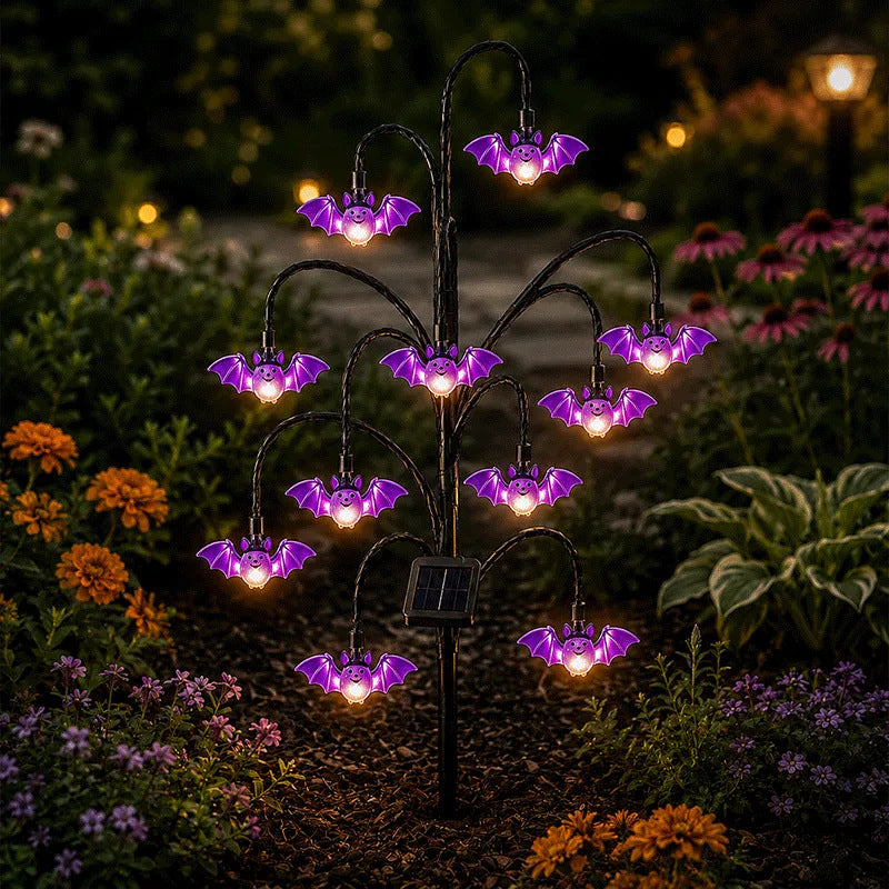 🎃Halloween Solar Tree Stump Light