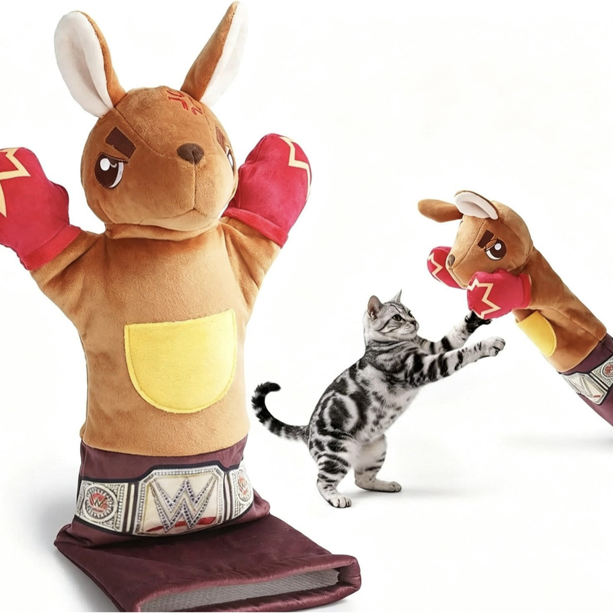 🐱 Interactive Cat Hand Puppet Pet Teasing Toy
