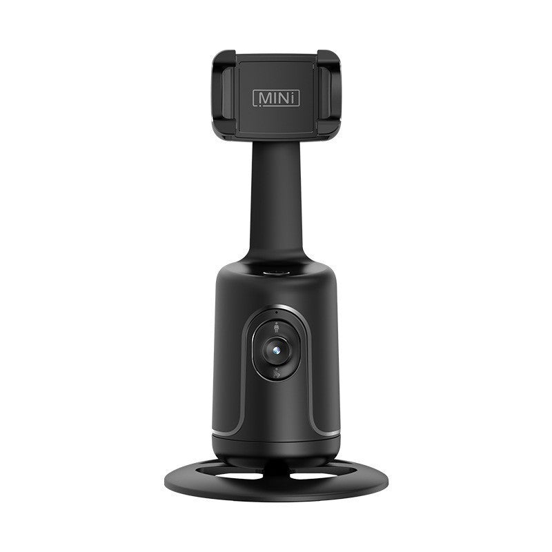 360° AI Face-Tracking Phone Holder – Supports Gesture Control | No App Required