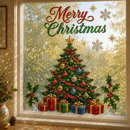 🎄🪟Christmas Classics Scenic Window Sticker – Turn Every Window Into a Christmas View