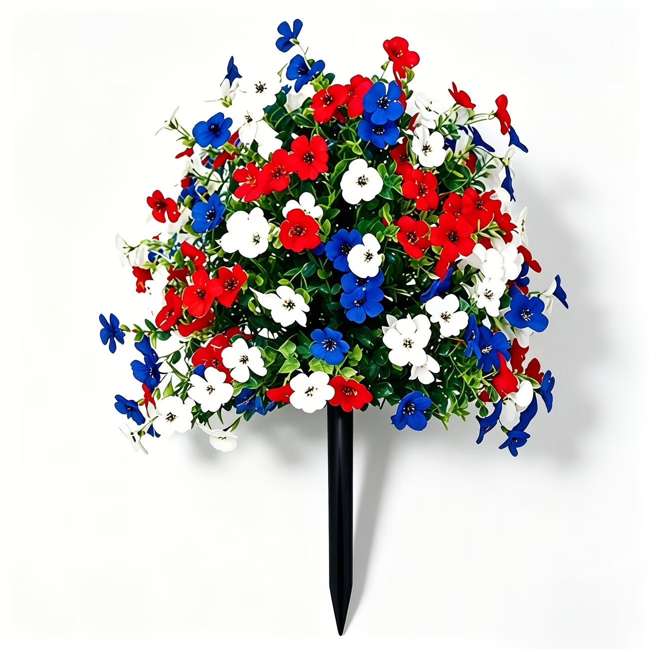 Artificial Outdoor Fake Flowers with Ground Stake
