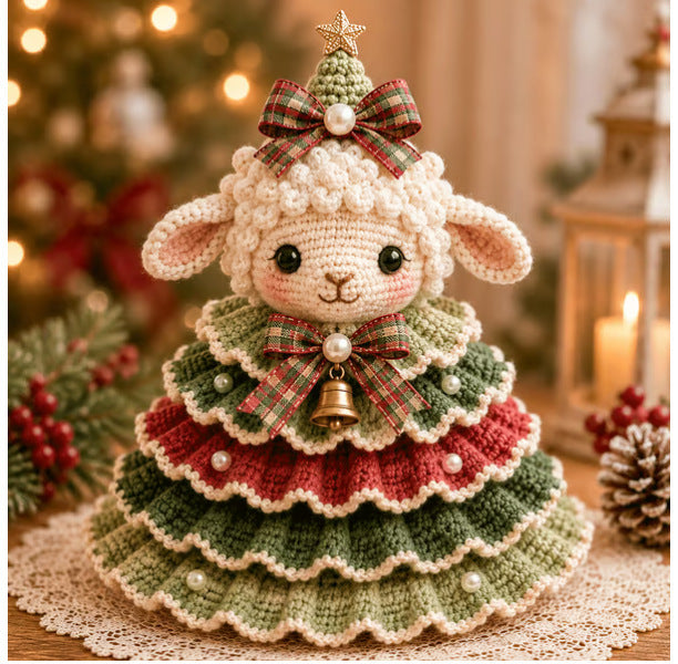 🎄Crochet Animal Christmas Tree DIY Kit – Stitch a Little Christmas Magic