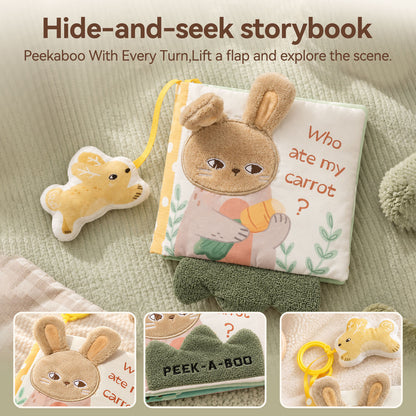 🌿Sensory Peekaboo Fabric Book for Infants