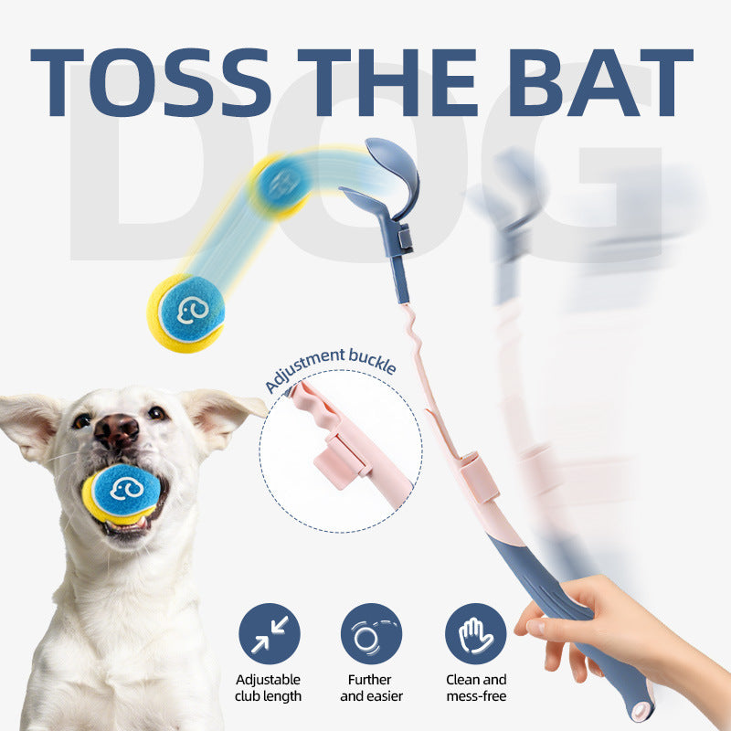 🐶 Adjustable Dog Ball Launcher | Pet Ball Tosser