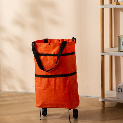 2-in-1 Foldable Shopping Cart