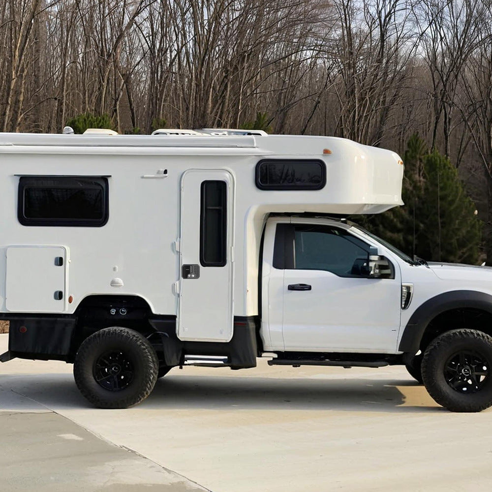 🚪Smart RV Door Lock——Keyless entry, supporting 100-foot Bluetooth app access, fingerprint recognition, remote control, and physical keys.