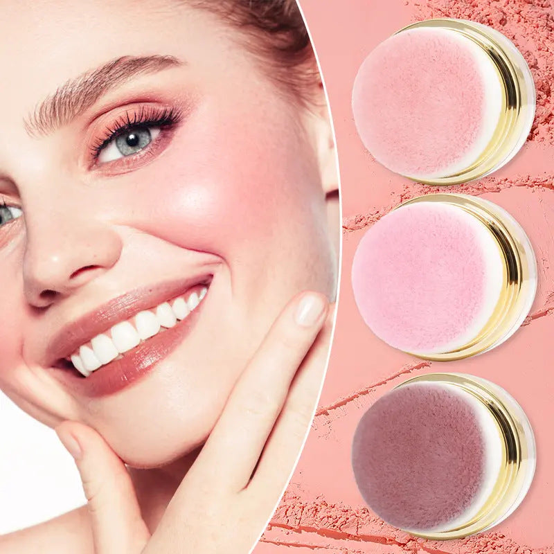 💄3-in-1 Loose Powder Blush – Blush for the time-strapped; quick application; includes a small mirror.