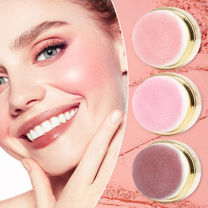 💄3-in-1 Loose Powder Blush – Blush for the time-strapped; quick application; includes a small mirror.