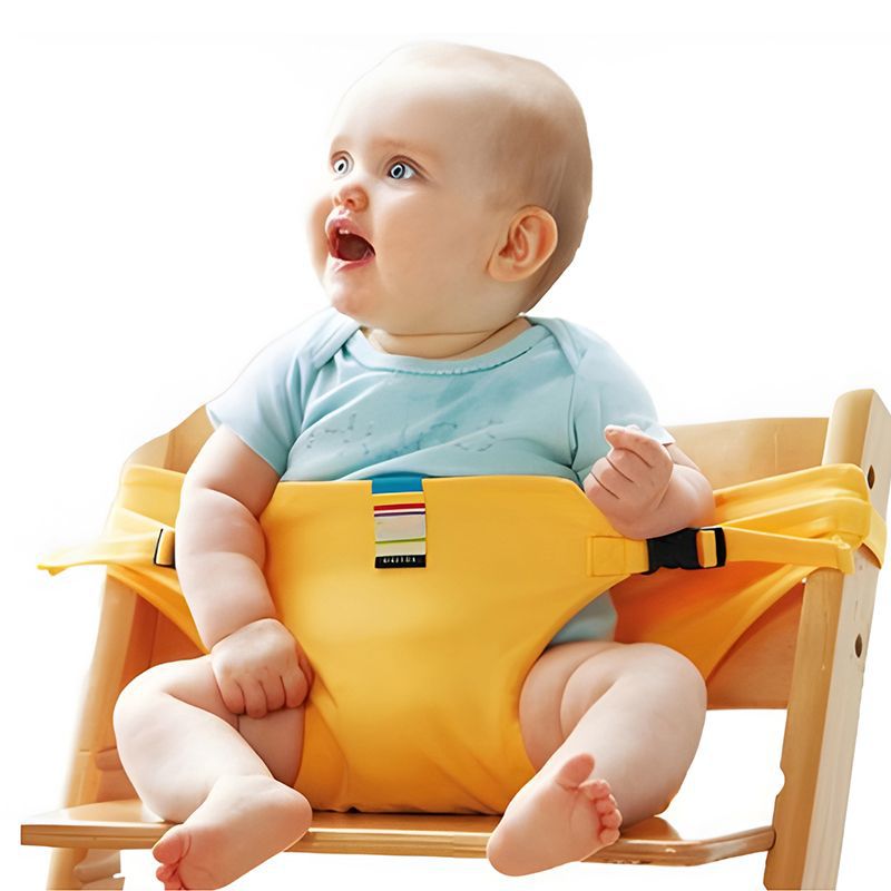 👶🛡️Baby High Chair Seat Belts - Portable Dining Straps Holder