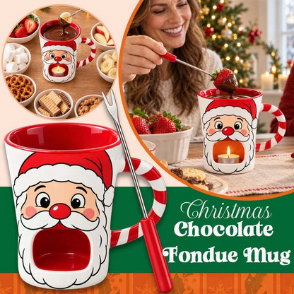 🎅🍫Santa Chocolate Fondue Mug|Christmas Chocolate Fondue Cup