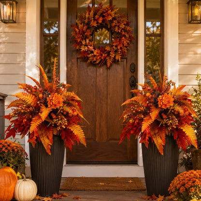 💥Hot Sale 49% off 🍂 Autumn Harvest Floral Garden Stake Arrangement