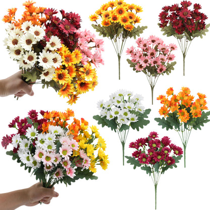 🔥 50% OFF Today Only 🔥 - Artificial Outdoor Mums Flowers - UV resistant, Waterproof, Windproof🌼