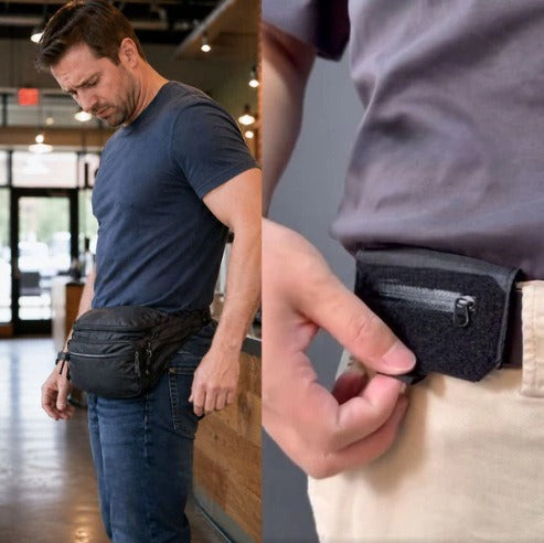 💼✨Slim Belt Wallet — Ultra-Slim Hidden Carry System for Everyday Essentials🛫