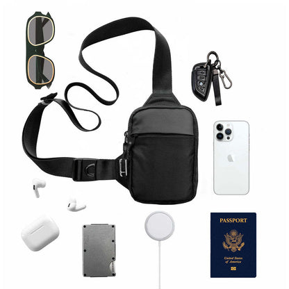 🛡️Anti‑Theft RFID Blocking Sling Bag | Lightweight Crossbody Travel Pack