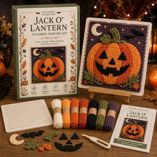 🎃 Halloween Fabric Weaving Kit