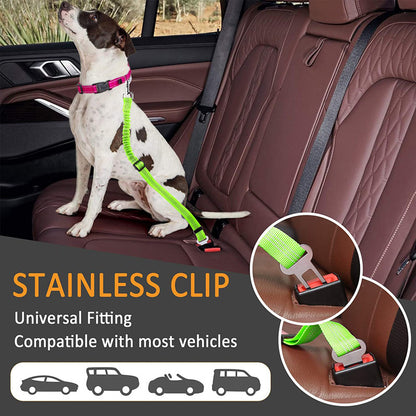 Adjustable Elastic Dog Car Seat Belt