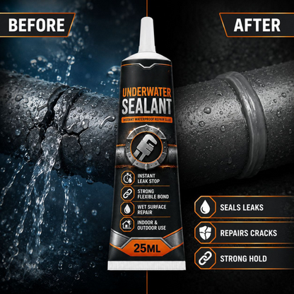💧⚒️Underwater Sealant Instant Waterproof Repair Glue（2PCS） – Powerful waterproofing; effectively repairs leaks, cracks, and gaps.