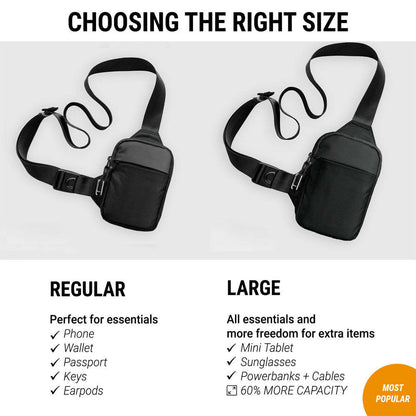 🛡️Anti‑Theft RFID Blocking Sling Bag | Lightweight Crossbody Travel Pack