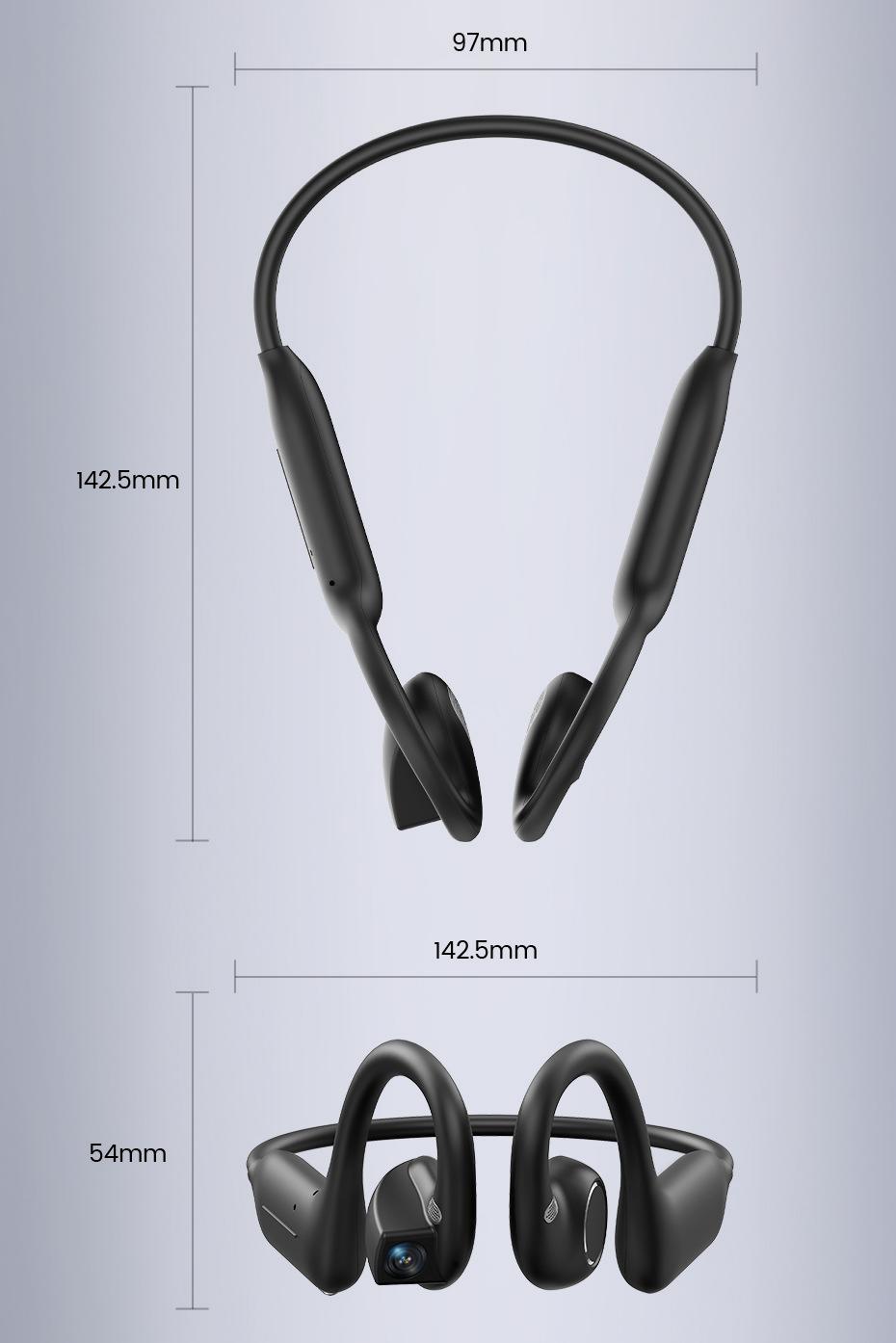 🎧AI Translation Smart Camera Bone Conduction Bluetooth-compatible Earphones